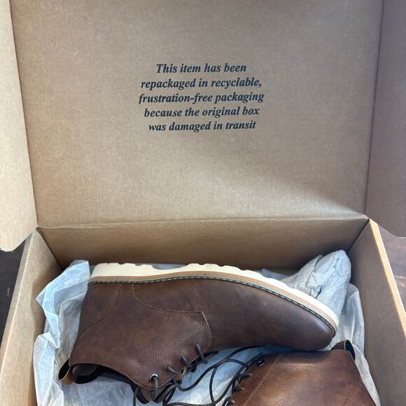 Madden Mens M-BRAWLY Chukka Boots 9.5 Brown Tan NWT Lace Oxford Steve main image 6